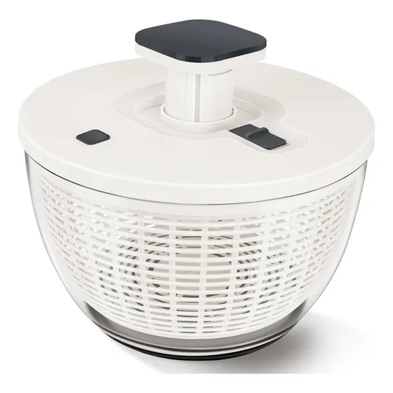 Secador De Verduras Centrifuga Lechuga Multifuncion 6l Color Blanco