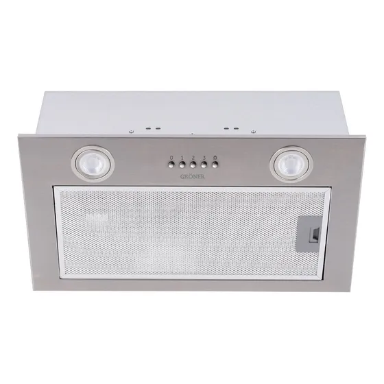 Campana Empotrada Gröner Inox 52 Cm Color Plateado