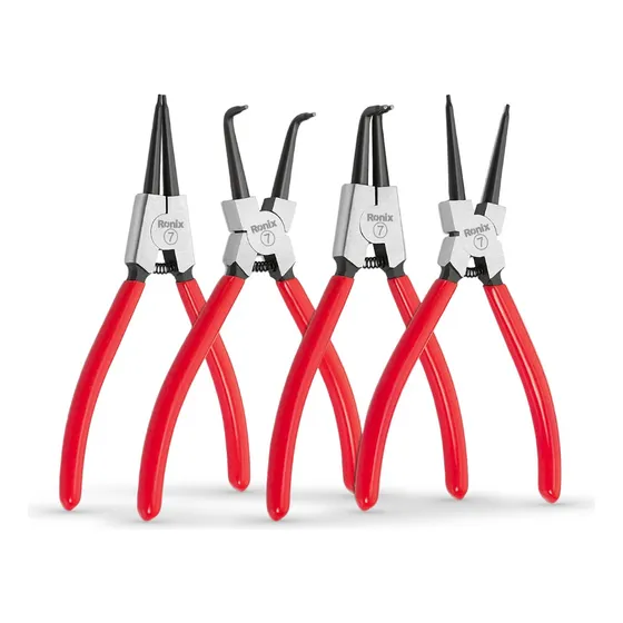Alicates Para Anillos De Retención Ronix 4 Pinzas Saca Reten