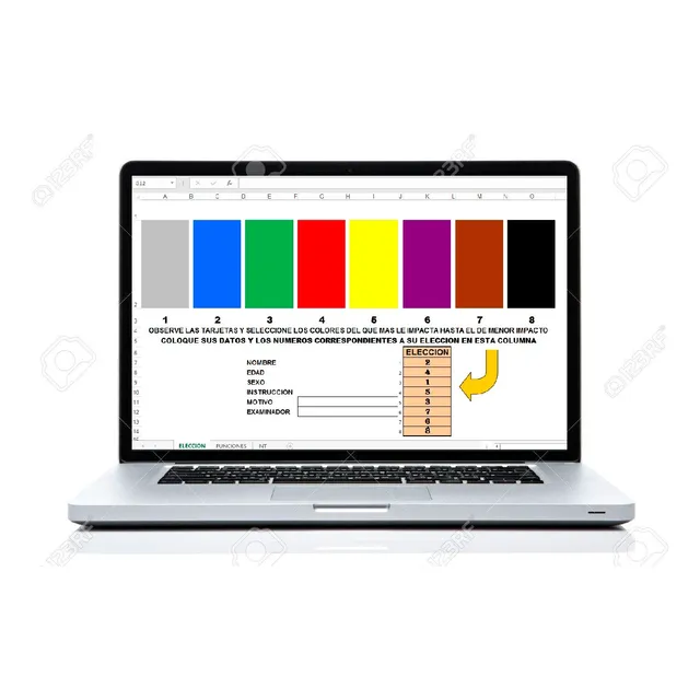 Test De Luscher Colores - Software + Material Digitalizado