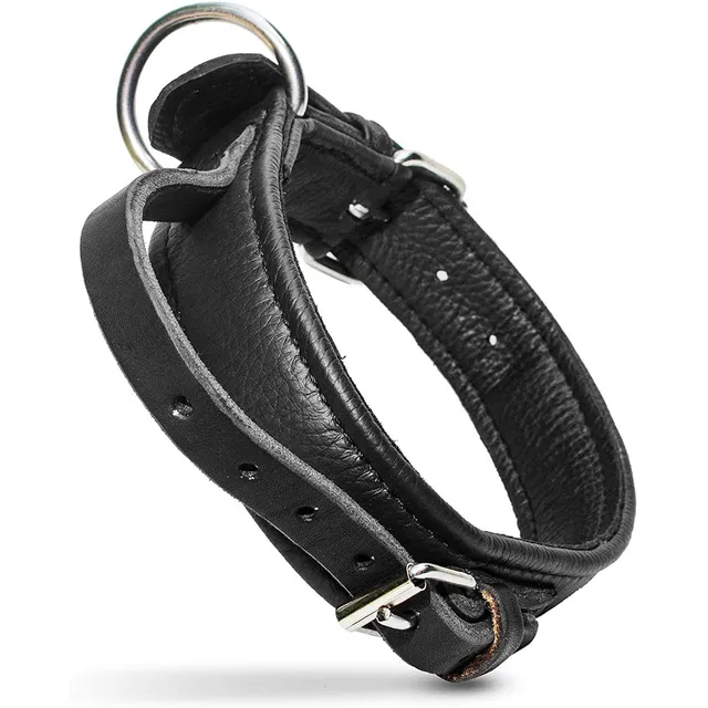 Collar Cuero Julius K-9 Perros Con Asa 50- 80 Cms
