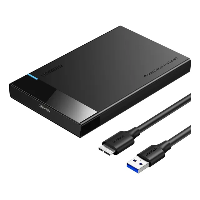 Carcasa De Disco Duro Ugreen 2.5 Usb 3.0 A Sata Iii 2.5 