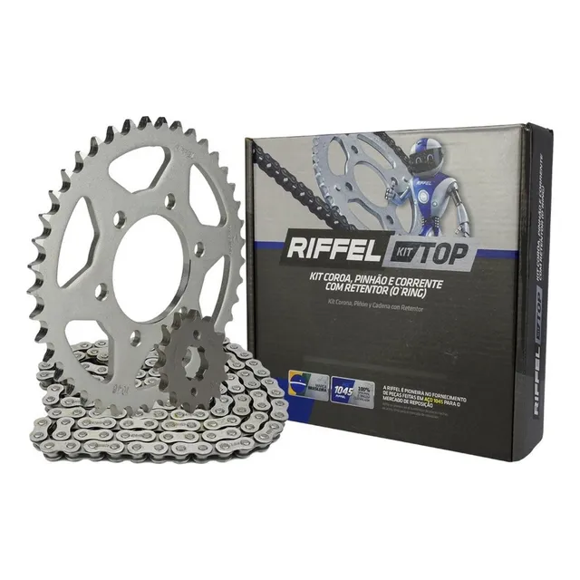 Kit Relação Honda Nx4 Falcon 400 1999 A 2008 Com Retentor