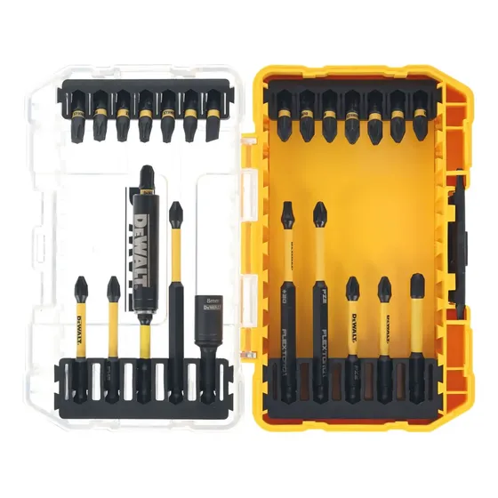 Set 25 Piezas Para Atornillar Flextorq Dewalt Dt70730t-qz Color Amarillo