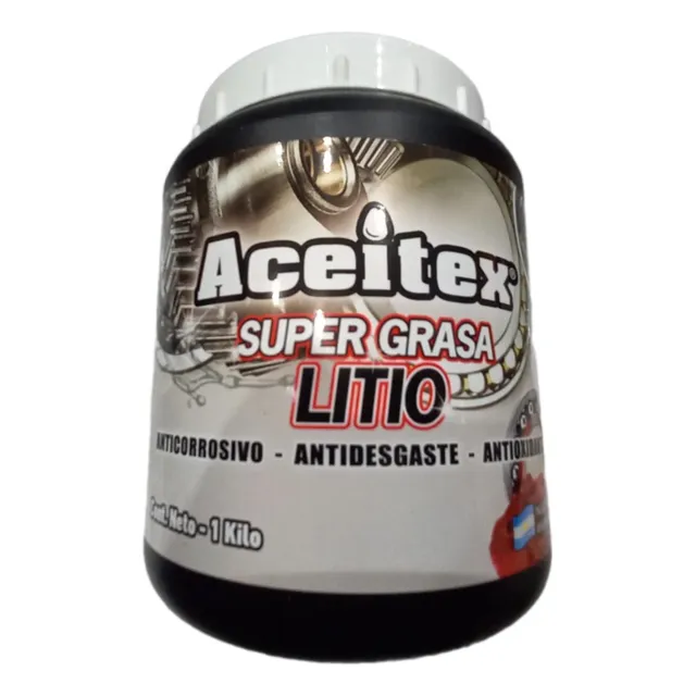 Grasa Roja De Litio Super Grasa Aceitex 1kg - 1000g