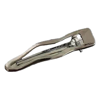 1 Pinza For El Pelo (t2) Con Línea De Metal, Elegante, 1 Pinza For El Pelo (t2) Con Línea De Metal, Elegante,