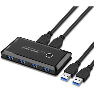 Conmutador Switch Interruptor Selector Kvm Usb 3.0 Conmutador Switch Interruptor Selector Kvm Usb 3.0