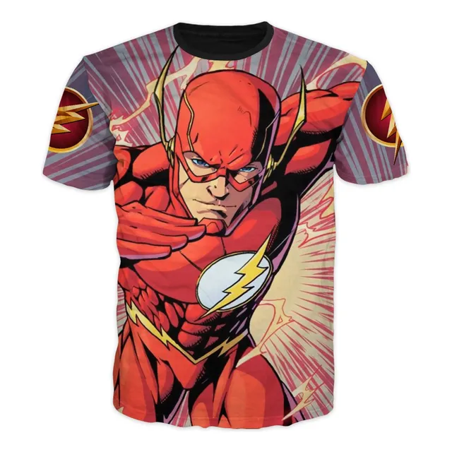  Camiseta Flash Superheroe Dc Comics Niño Exclusiva