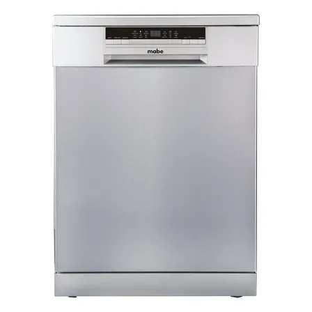 Lavavajillas empotre 14 servicios inox Mabe Mlv14fsitss0 color plateado