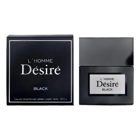 Perfume Desire Black For Men Edt 50 Ml.