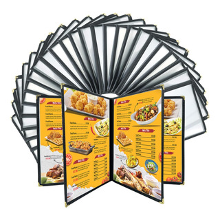 Fundas Para Menus Flkqc, 29 X 23 Cm, Transparentes, 4 Pag... Fundas Para Menus Flkqc, 29 X 23 Cm, Transparentes, 4 Pag...