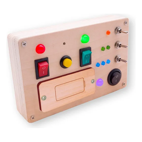 Interruptor De Luz Led Montessori Para Niños De 1 A 3 Años