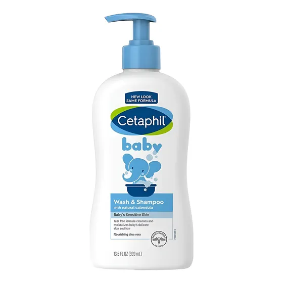 Shampoo E Sabonete Cetaphil Baby 2 Em 1- 399ml C/ Calendula