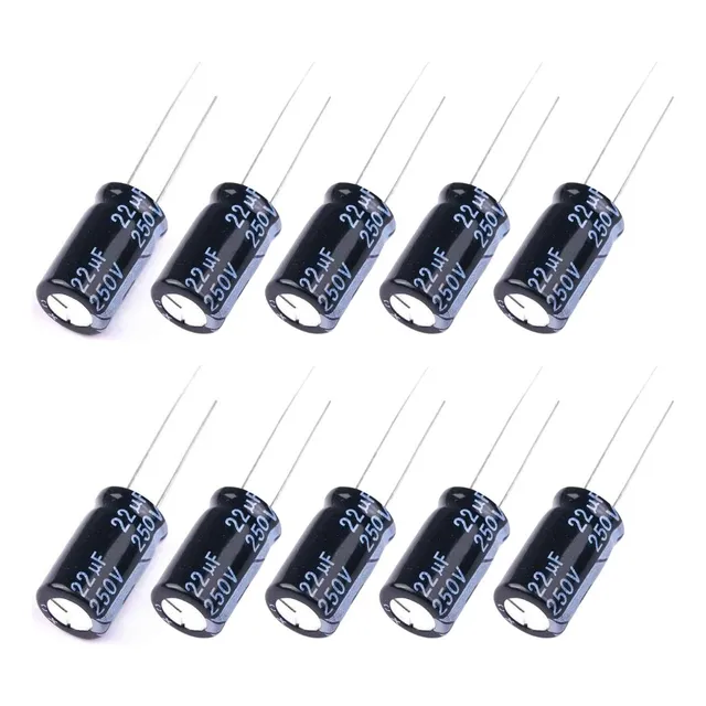 Kit 10 Capacitor Corneta Tweeter Bipolar 22uf X 250v