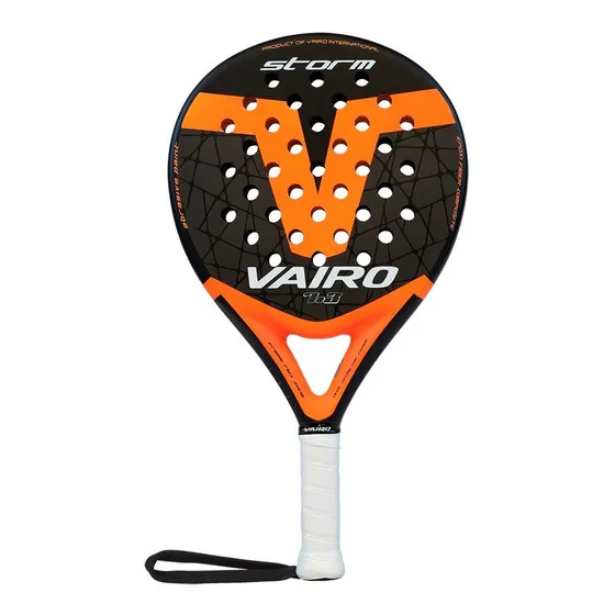 Paleta Padel Vairo 7.3 Storm Europa Color Negro/Naranja