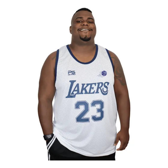 Camisa Regata Plus Size Basquete Dry-fit Academia Treino