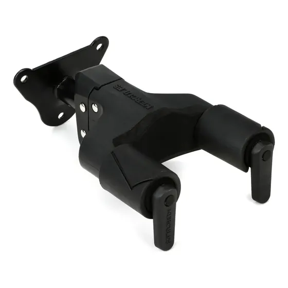 Hercules Gsp39wb Plus Soporte Stand Atril Guitarra Pared Color Negro | Cuotas sin interés