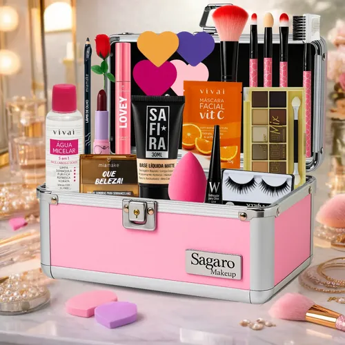 MAKE-UP 20周年記念ボックスセット Travel Makeup Containers Set Maxdot W/ Brush & Bottles X20