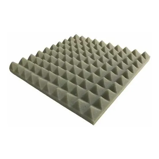 Aislante Acústico Piramidal Goma Espuma 30x30x3,2cm Unidad
