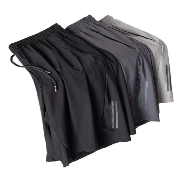 Kit 3 Bermuda Masculina Importada Seda  Secagem Rápida Kit 3 Bermuda Masculina Importada Seda  Secagem Rápida