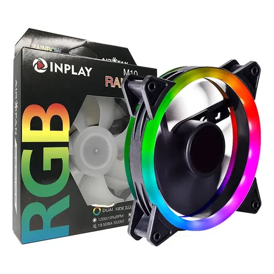 Fan Cooler Rgb Rainbow M10