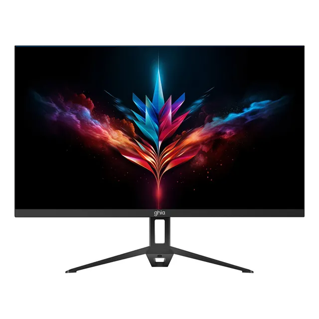 Monitor Ghia 27 Pulgadas Full Hd 100 Hz Hdmi Vga Con Bocinas Color Negro