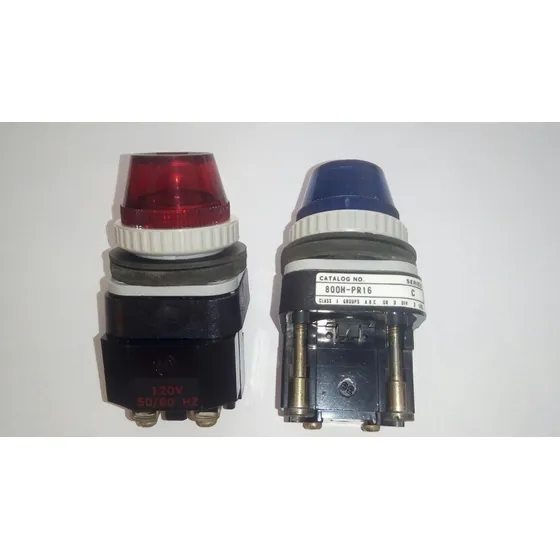 Luz Piloto Allen Bradley 800h-pr16 120vac  Verde Azul Y Roja