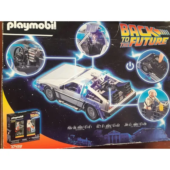 Playmobil Back To The Future(caja En Mal Estado)