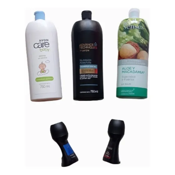 Kit Avon Shampoo Crema Peinar Acondicionador Cabello Cuidado