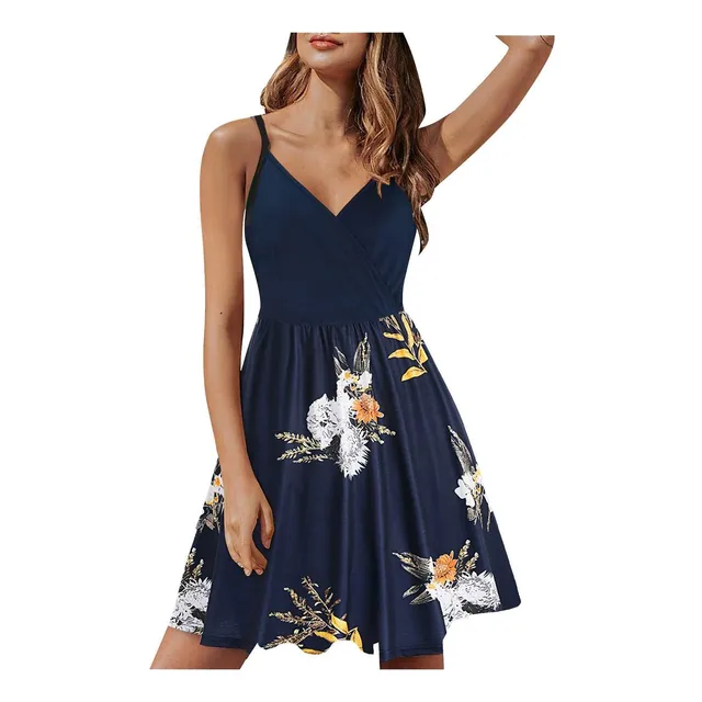 Vestido Nuevo Verano Para Mujer 2022 Tunica Casual Volante