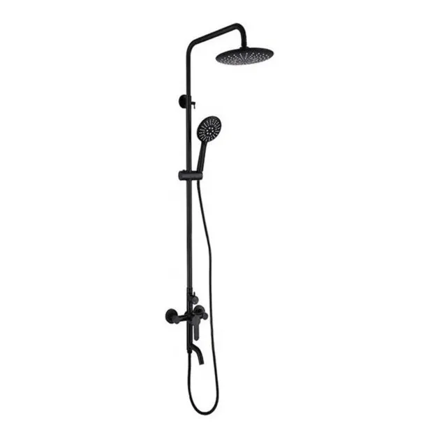 Barral Exterior Ducha Monocomando Rimontti Negro - 51902