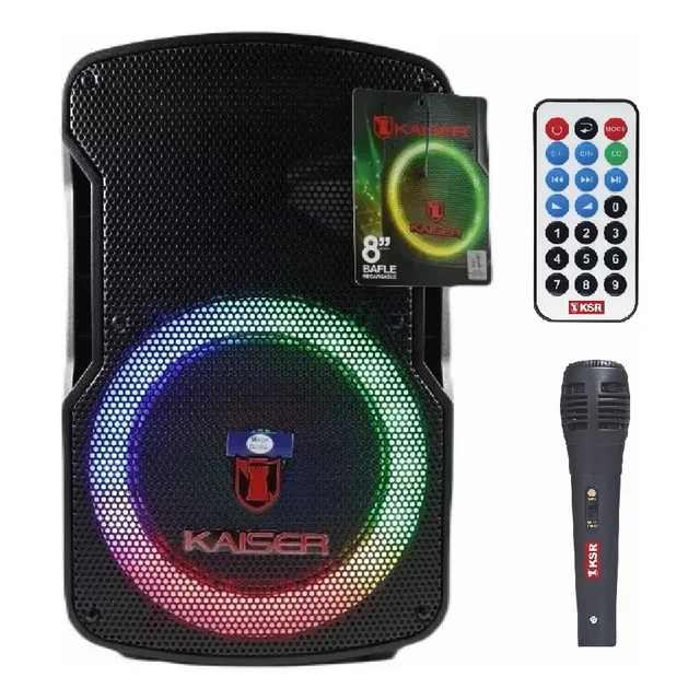 Bocina Bluetooth Kaiser Msa-7908 Usb Aux 8 PuLG Recargable