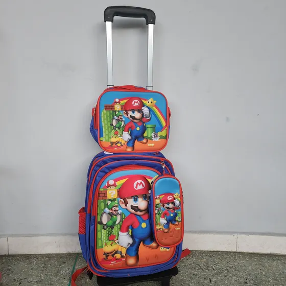 Morral Con Ruedas De Mario Bross