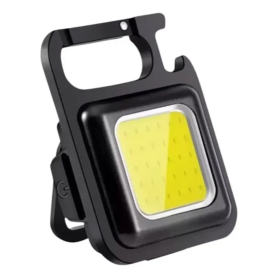 Mini Linterna LED Recargable Llavero Lelong LE-8315 Negro 3 Modos | Cuotas sin interés