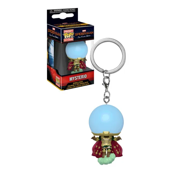 Llavero Funko Pop Mysterio Spiderman Lejos De Casa Misterio