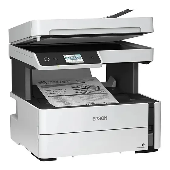 Impresora Multifunción Epson Ecotank M3170 Wifi Duplex Mono Color Blanco