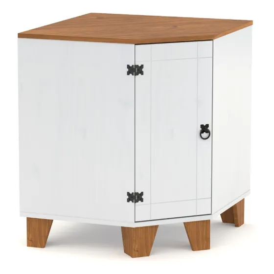 Mueble De Cocina Bajo Mesada Esquinero Aparador Madera Lcm Color Blanco