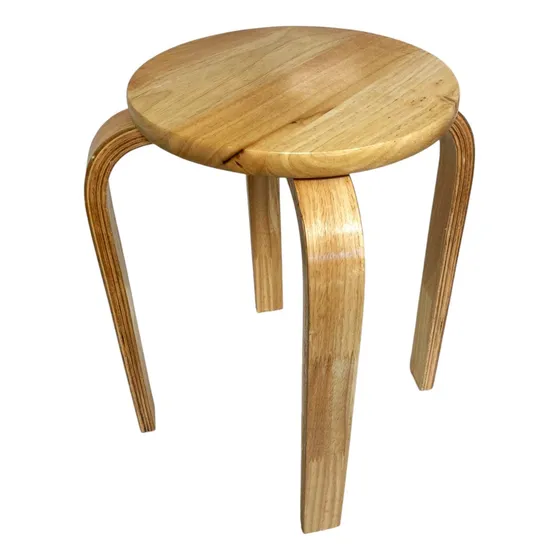 Banco Silla Madera Para Adultos - Asiento Banquito Apilable