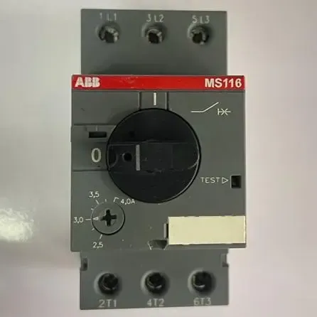 ABB 1SAM250000R1008 | MS116-4.0, Motorschutzschalter, Auslöseklasse 10A, 2.5 ... 4.0 A | Leistungsschalter für Motorschutz | Leistungsschalter | Industriekomponenten | Germany