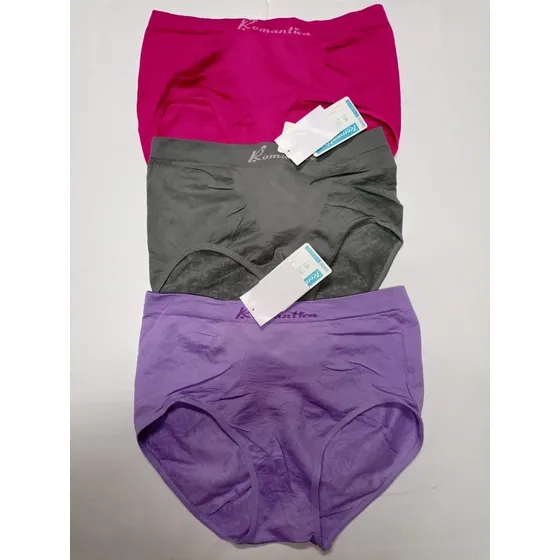 Pantaleta Pack 3 Tipo Fajita Spandex Talla Única Blumer Dama