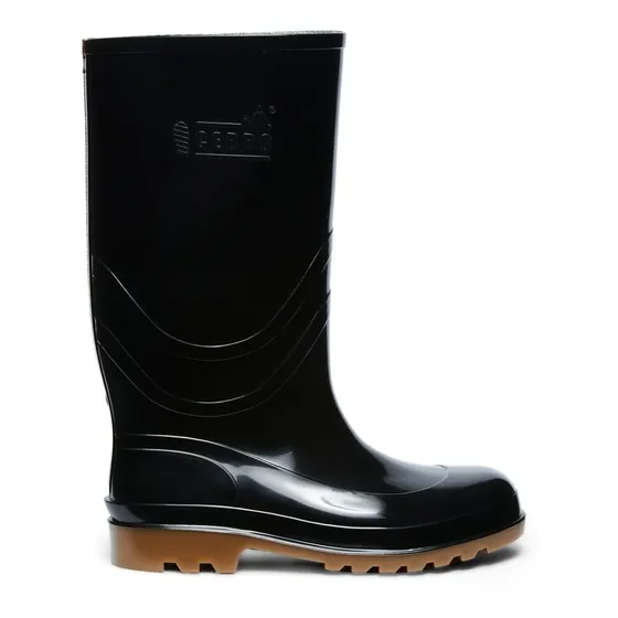 Botas De Caucho Con Puntera Color Negra Marca Idecal