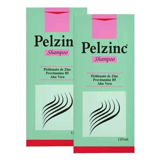 Pack Shampoo Pelzinc 120 Ml Control Descamación Y Seborrea