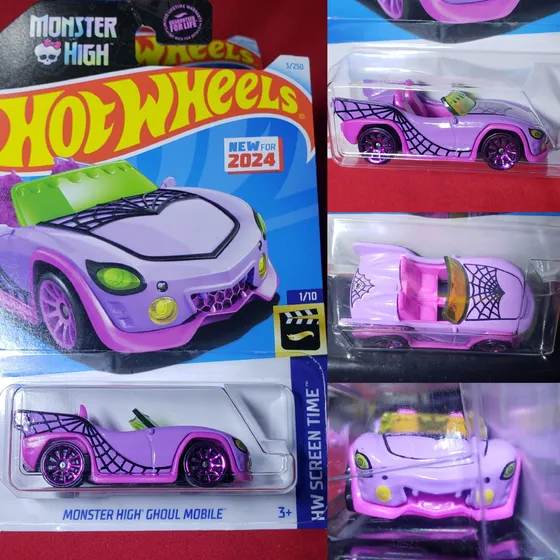 Hotwheels Carritos Monster High Ghoul Mobile