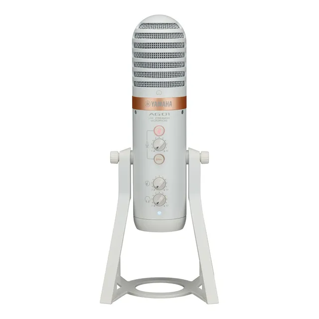 Microfono Yamaha Ag01w Para Streaming Blanco