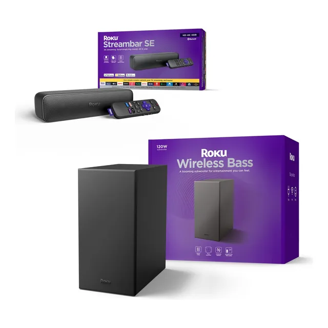 Roku Streambar Se 4k Hdr Y Subwoofer Inalámbrico 