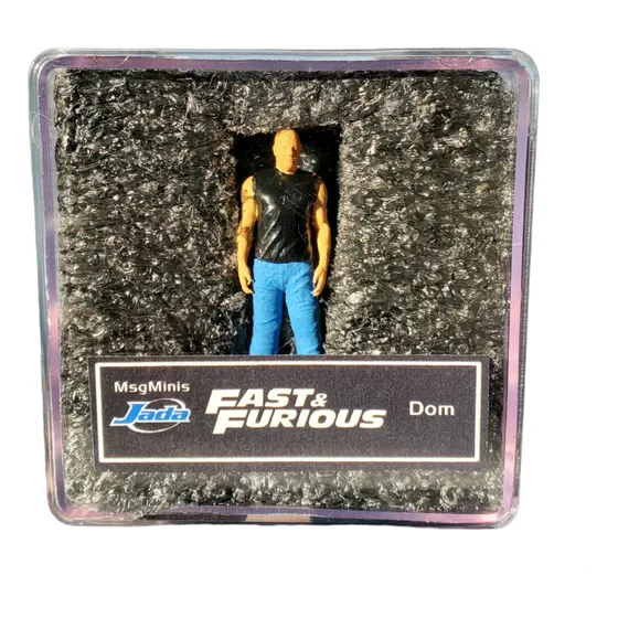 Luppa Velozes E Furiosos Boneco Dom Toretto Escala 1/43 Lp