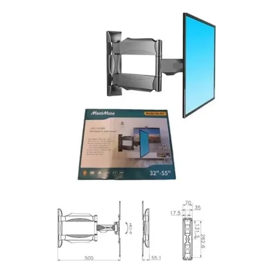Soporte De Tv Pared 3 Brazos Ajustable 32 A 55 Pulgadas 