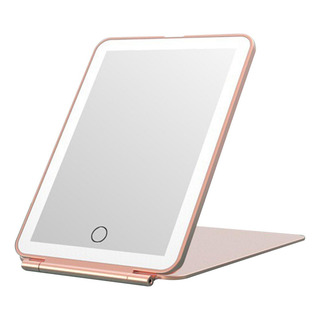 Espejo De Maquillaje De Viaje Plegable Led Recargable 3 Rosa Espejo De Maquillaje De Viaje Plegable Led Recargable 3 Rosa
