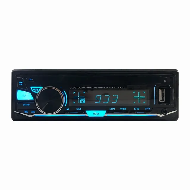Radio Auto Panel Desmontable Bluetooth Mp3 Aux Usb + Control