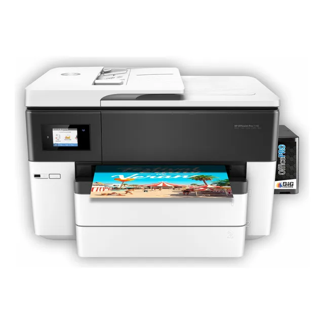 Hp Officejet Pro 7740 Tabloide + Sistema De Tinta Big Colors